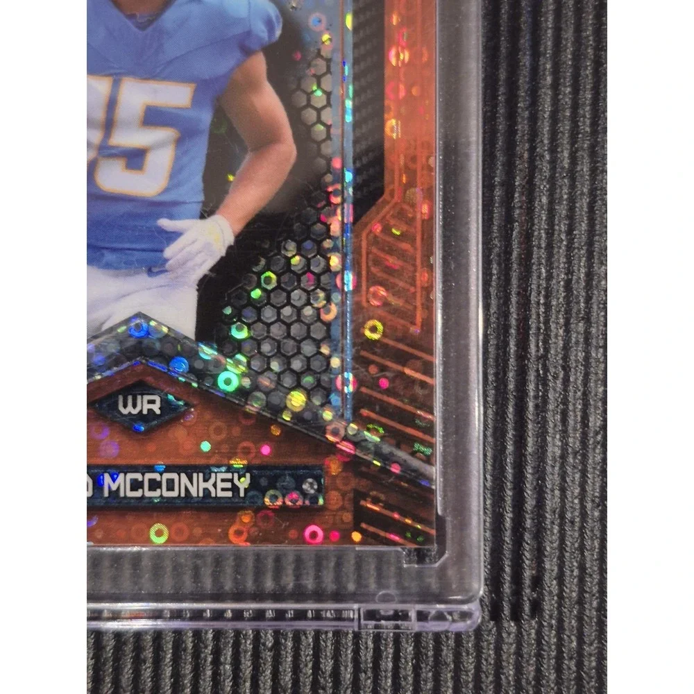 2024 Wild Card Alumination Ladd McConkey #BC-LM Orange Donut Circles /18 (RC) SP